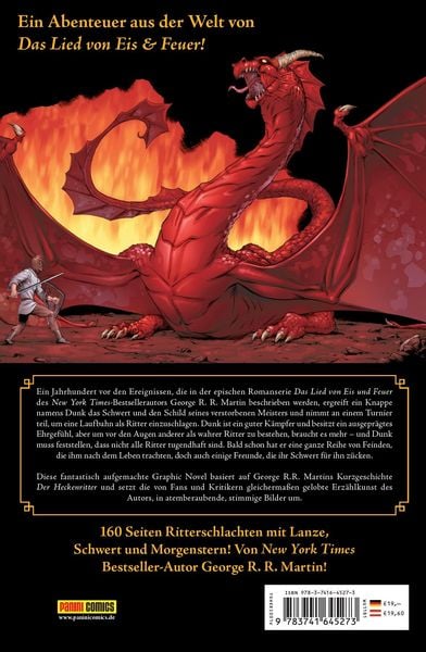 Produktbild: Der Heckenritter - Die Graphic Novel (Die Vorgeschichte zu Game of Thrones)