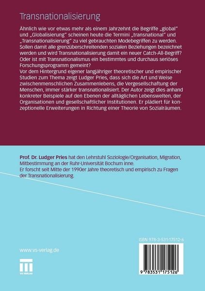 Produktbild: Transnationalisierung