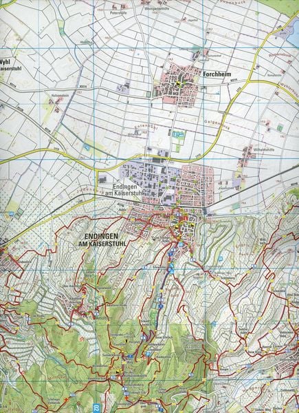Produktbild: W246 Wanderkarte 1:25 000 Breisach am Rhein
