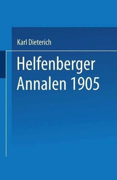 Produktbild: Helfenberger Annalen 1905