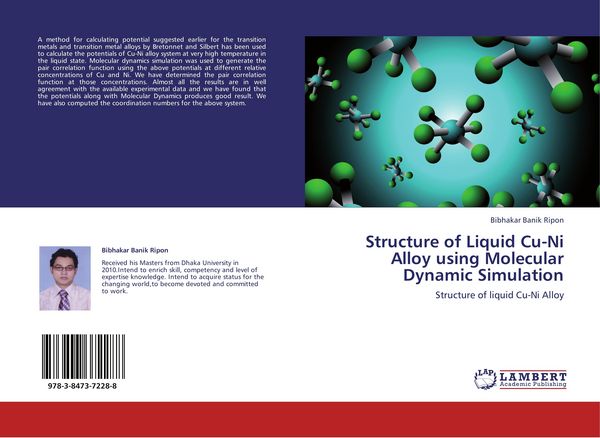 Produktbild: Structure of Liquid Cu-Ni Alloy using Molecular Dynamic Simulation