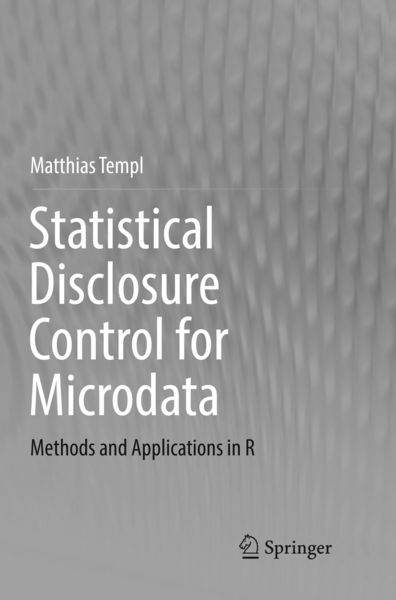 Produktbild: Statistical Disclosure Control for Microdata