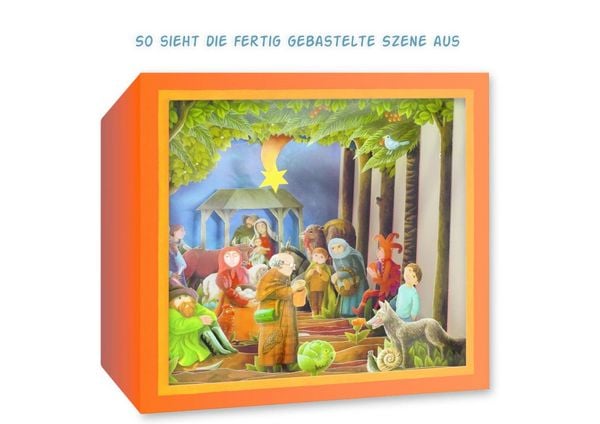 Produktbild: Der weite Weg nach Bethlehem. Ein Adventskalender zum Basteln und Vorlesen