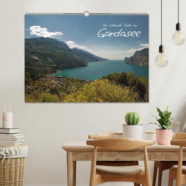 Produktbild: Die sch&ouml;nste Seite am Gardasee (Wandkalender 2026 DIN A2 quer), CALVENDO Monatskalender