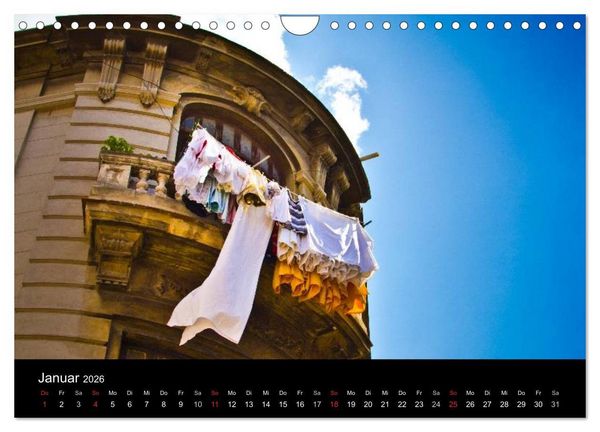 Produktbild: Kuba - Die Stra&szlig;en Havannas (Wandkalender 2026 DIN A4 quer), CALVENDO Monatskalender