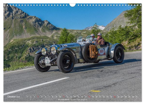 Produktbild: Classic Cars auf Passstrassen 2026 (Wandkalender 2026 DIN A3 quer), CALVENDO Monatskalender
