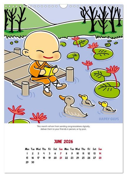 Produktbild: Mindfulness 2026 (Wall Calendar 2026 DIN A3 portrait), CALVENDO 12 Month Wall Calendar
