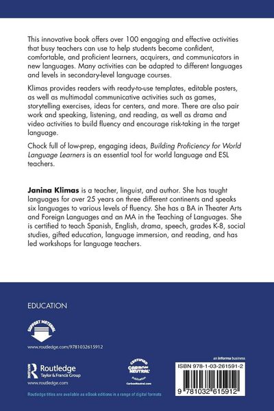 Produktbild: Building Proficiency for World Language Learners