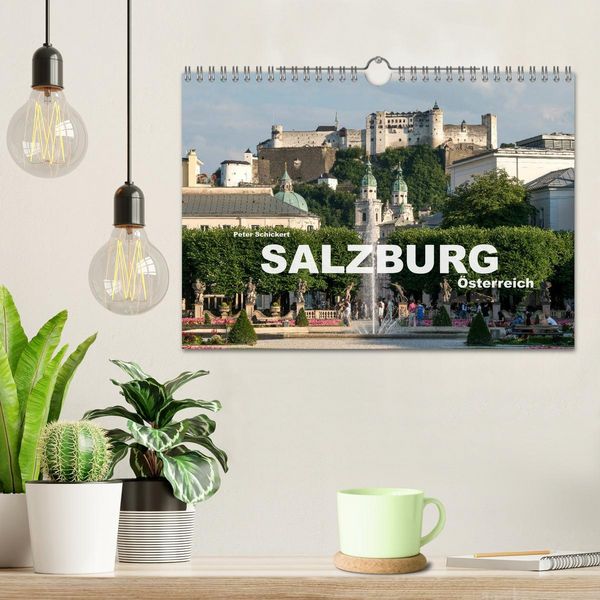 Produktbild: Salzburg - &Ouml;sterreich (Wandkalender 2026 DIN A4 quer), CALVENDO Monatskalender