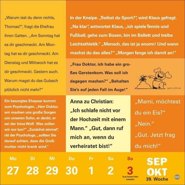 Produktbild: Witze f&uuml;rs Klo Kalender 2027