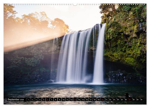 Produktbild: Neuseeland - Die sch&ouml;nsten Orte der Nord- und S&uuml;dinsel (Wandkalender 2026 DIN A2 quer), CALVENDO Monatskalender
