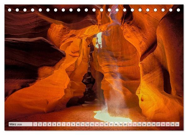 Produktbild: Sehnsuchts Landschaften im Amerikanischen Westen (Tischkalender 2026 DIN A5 quer), CALVENDO Monatskalender