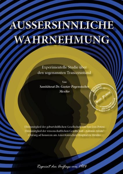 Außersinnliche Wahrnehmung, Taschenbuch von Gustav Pagenstecher, Oldtimertools Verlag, 9783989793255