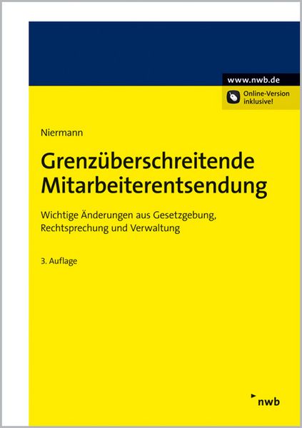 Produktbild: Grenz&uuml;berschreitende Mitarbeiterentsendung