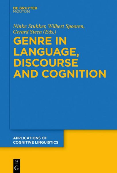 Produktbild: Genre in Language, Discourse and Cognition
