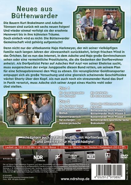 Produktbild: Neues aus B&uuml;ttenwarder 13 - Folgen 80-85 (mit 8-seitigem Booklet) [2 DVDs]