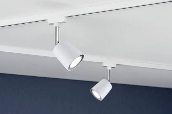 Produktbild: Paulmann Cover Hochvolt-Schienensystem-Leuchte URail GU10 10W LED Wei&szlig;, Chrom