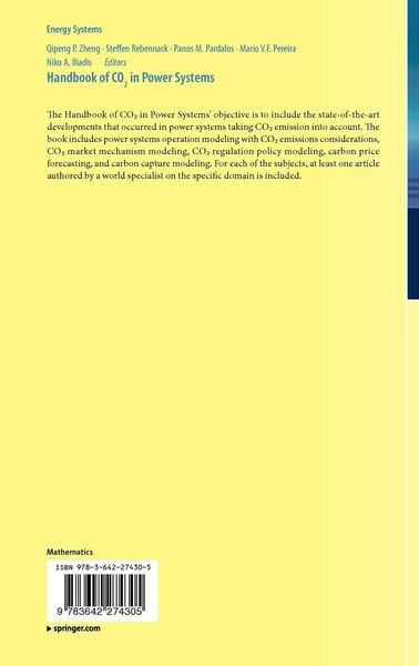 Produktbild: Handbook of CO₂ in Power Systems
