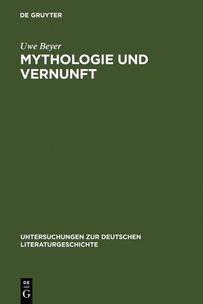 Produktbild: Mythologie und Vernunft