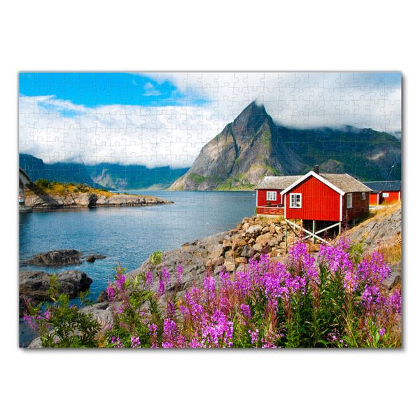 Produktbild: Lais Puzzle Lofoten, Norwegen 500 Teile