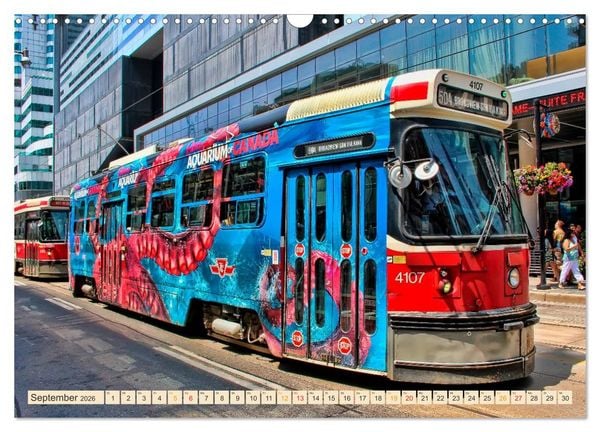 Produktbild: Durch die Welt mit der Stra&szlig;enbahn (Wandkalender 2026 DIN A3 quer), CALVENDO Monatskalender