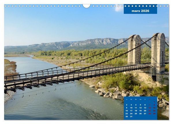 Produktbild: Ponts historiques de Provence (Calendrier mural 2026 DIN A3 vertical), CALVENDO calendrier mensuel