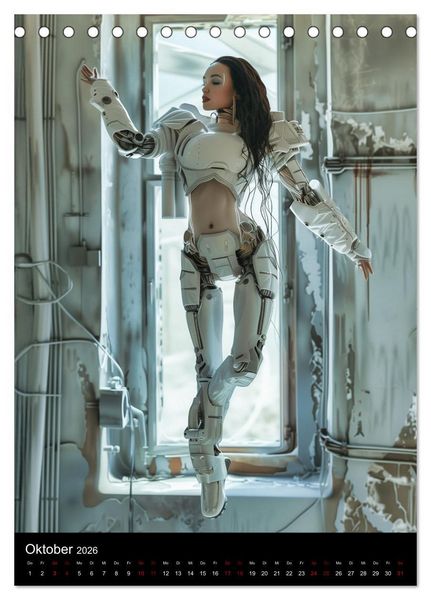 Produktbild: CYBER SISTERS (Tischkalender 2026 DIN A5 hoch), CALVENDO Monatskalender