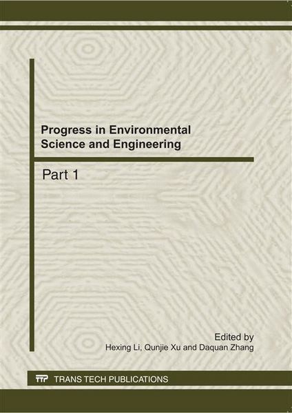 Produktbild: Progress in Environmental Science and Engineering (ICEESD)