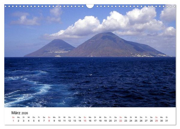 Produktbild: Die Liparischen Inseln (Wandkalender 2026 DIN A3 quer), CALVENDO Monatskalender