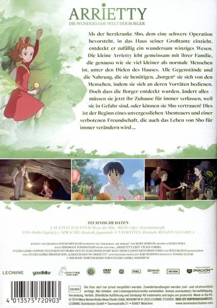Produktbild: Arrietty - Die wundersame Welt der Borger (White Edition)