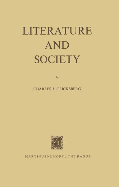 Produktbild: Literature and Society