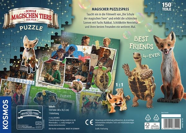 Produktbild: Die Schule der magischen Tiere Puzzle Film 150 Teile