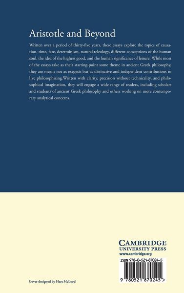 Produktbild: Aristotle and Beyond