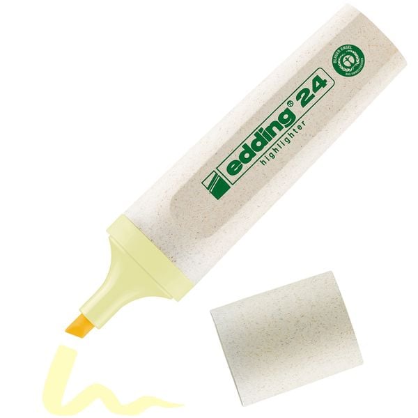 Produktbild: Edding Textmarker e-24 EcoLine pastellgelb