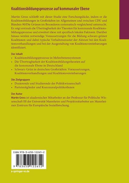 Produktbild: Koalitionsbildungsprozesse auf kommunaler Ebene
