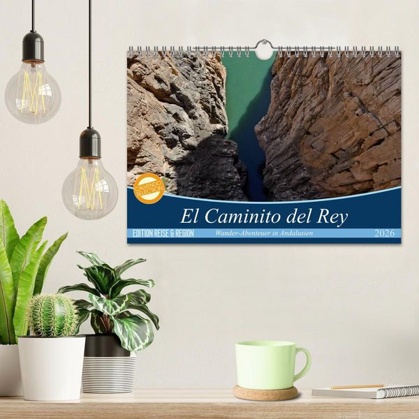 Produktbild: El Caminito del Rey (Wandkalender 2026 DIN A4 quer), CALVENDO Monatskalender