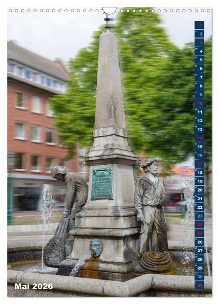 Produktbild: Emden - Sehenswertes der Seehafenstadt (Wandkalender 2026 DIN A3 hoch), CALVENDO Monatskalender