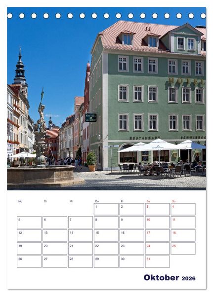 Produktbild: G&Ouml;RLITZ - Kleinod in der Lausitz (Tischkalender 2026 DIN A5 hoch), CALVENDO Monatskalender