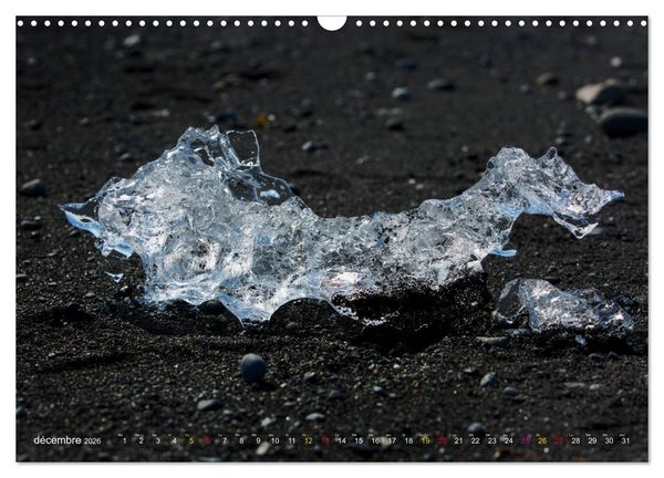 Produktbild: Islande &icirc;le de merveilles naturelles (Calendrier mural 2026 DIN A3 vertical), CALVENDO calendrier mensuel