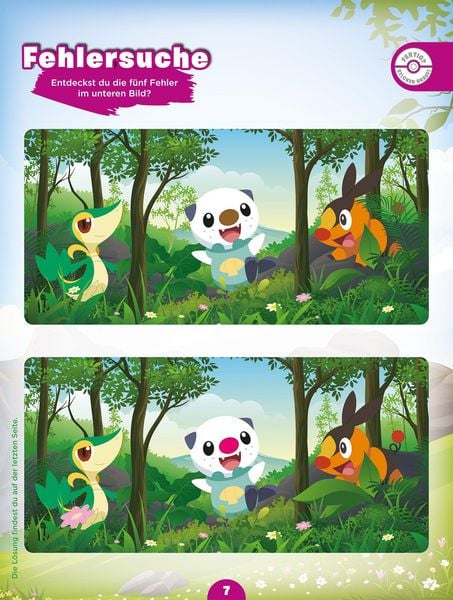 Produktbild: Pok&eacute;mon Junior: 1001 Sticker - Stickern - R&auml;tseln - Ausmalen
