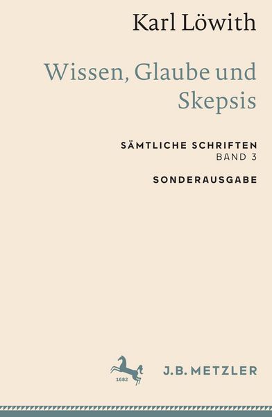 Produktbild: Karl L&ouml;with: Wissen, Glaube und Skepsis