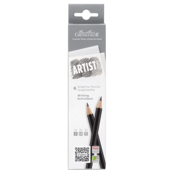 Produktbild: Cretacolor Bleistifte Studio Graphitstifte WRITING, 6er Set