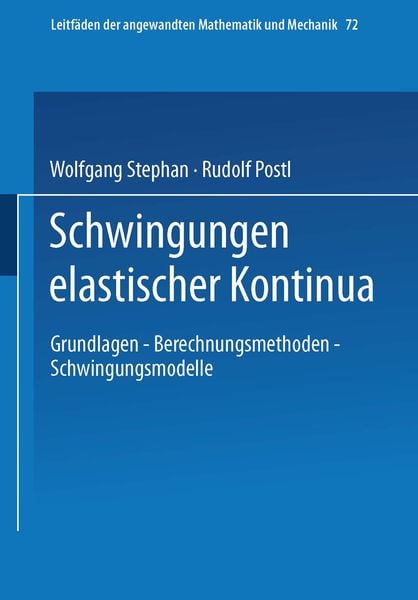 Produktbild: Schwingungen elastischer Kontinua