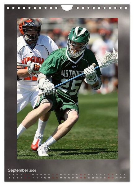 Produktbild: Teamsport - LACROSSE (Wandkalender 2026 DIN A4 hoch), CALVENDO Monatskalender
