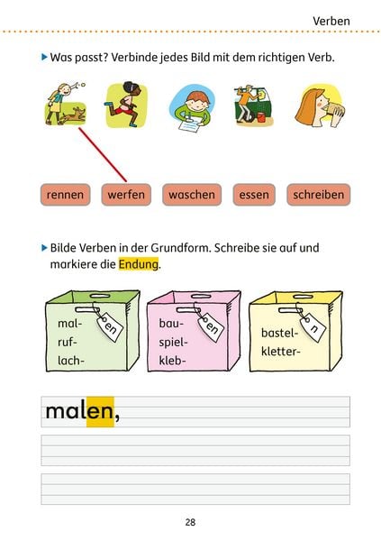 Produktbild: Mein &Uuml;bungsheft Grammatik 2. Klasse