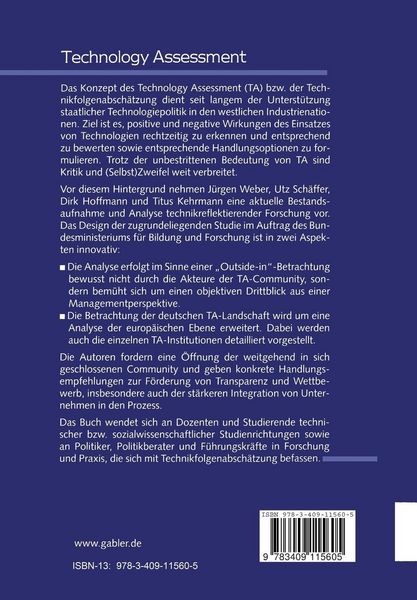 Produktbild: Technology Assessment