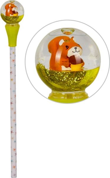 Produktbild: Bleistift m. Schneekugel-Topper - Wintertiere ..., sort.i.D.