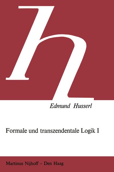 Produktbild: Formale und Transzendentale Logik