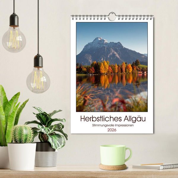 Produktbild: Herbstliches Allg&auml;u (Wandkalender 2026 DIN A4 hoch), CALVENDO Monatskalender