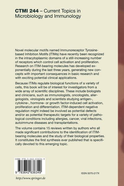 Produktbild: Immunoreceptor Tyrosine-based Inhibition Motifs